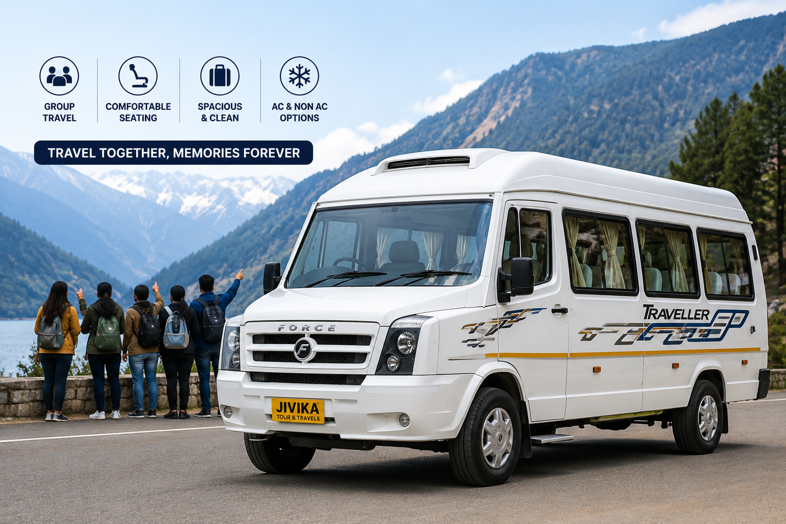 Tempo Traveller / Group Travel taxi services in Indore - Jivika Tour & Travels