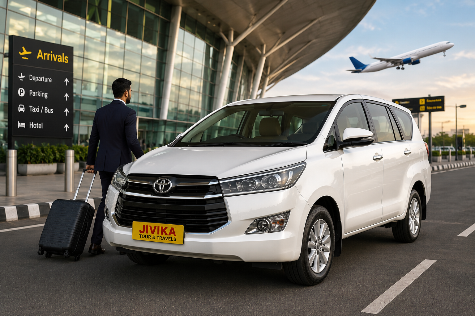 Airport Transfer taxi services in Indore - Jivika Tour & Travels